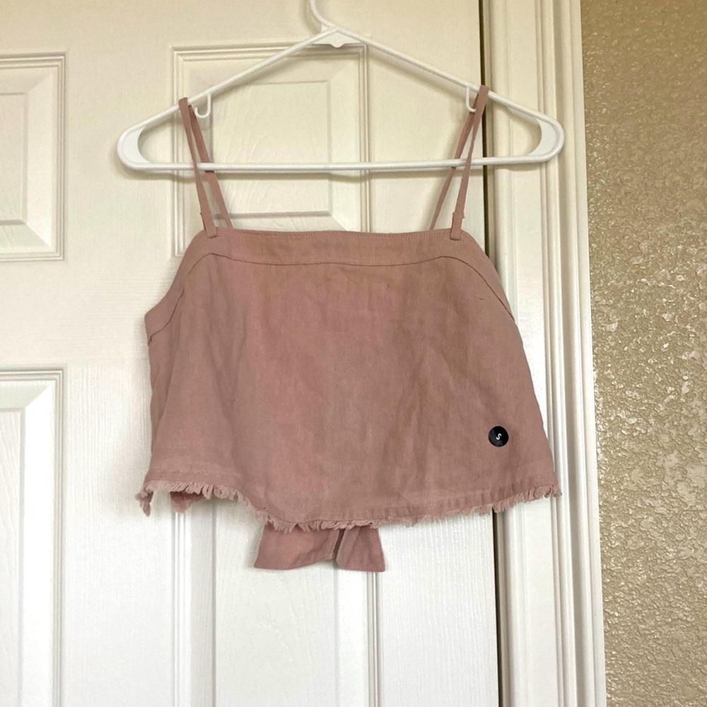Abercrombie and Fitch Pink Crop Top